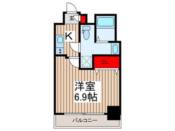 アルファコート蕨７の物件間取画像